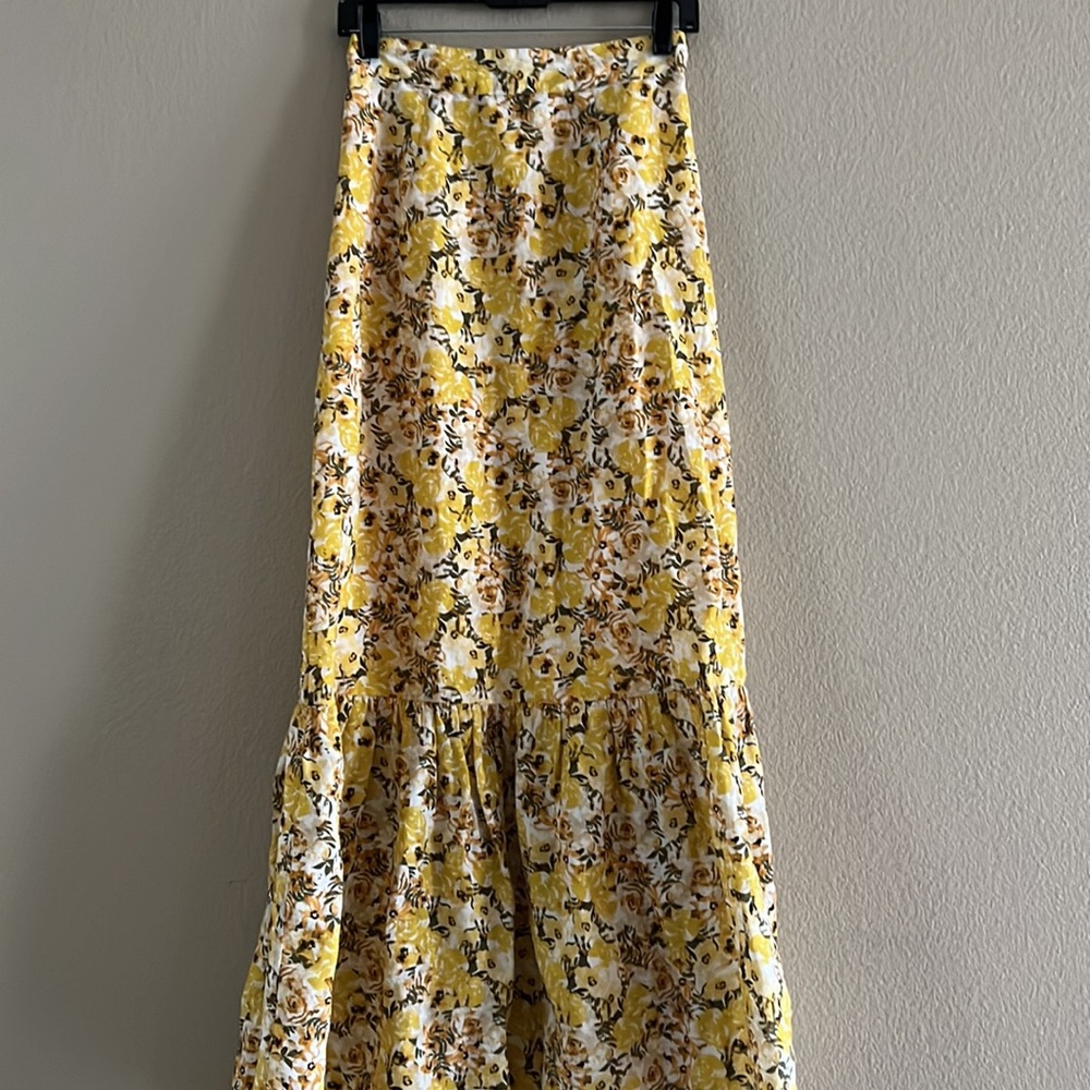 Something Navy Maxi Skirt New